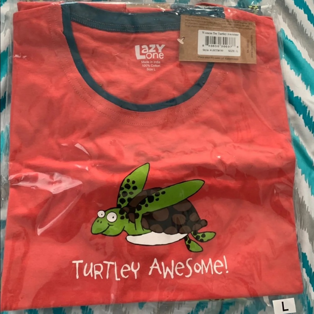 Turtley Awesome PJ Set Size Large
